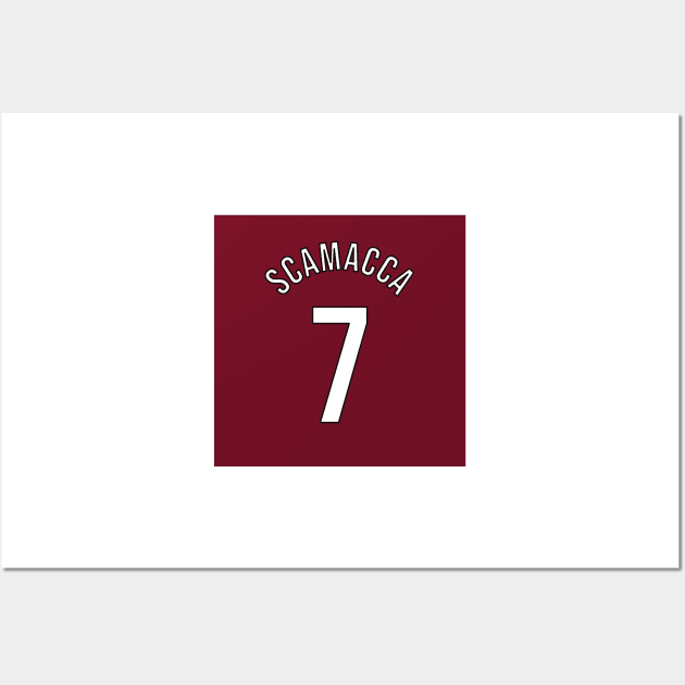 Scamacca 7 Home Kit - 22/23 Season Wall Art by GotchaFace